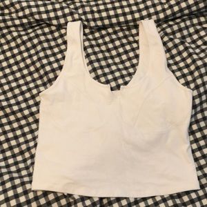 Abercrombie Cropped “Corset” Top